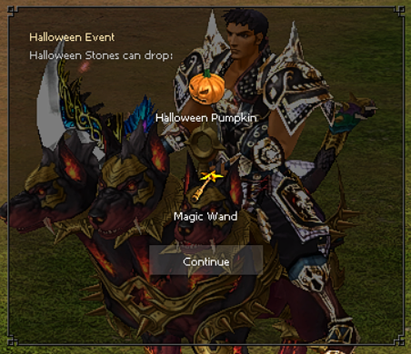 Magic Wand and Halloween Pumpkin